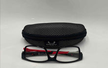 Load image into Gallery viewer, Authentic Oakley Airdrop XS Kid's Black Red Glasses With Case