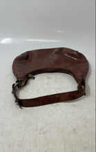 Load image into Gallery viewer, Urban Outfitters Womens Brown Croc Embossed Leather Inner Pocket Hobo Handbag