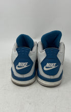 Load image into Gallery viewer, Nike Kids Jordan 4 Retro BQ7669-141 White Blue Sneaker Shoes Size 2.5Y