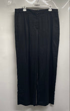 Load image into Gallery viewer, J.Crew Womens Black Pleated Front Slash Pockets Wide-Leg Dress Pants Size 14