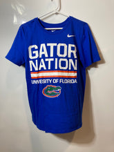 Load image into Gallery viewer, Nike Mens Blue Short Sleeve Crew Neck Pullover Florida Gators T-Shirt Size Small