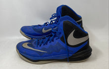 Load image into Gallery viewer, Nike Mens Prime Hype DF 2 806941-401 Blue Black Basketball Shoes Size 12