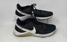 Load image into Gallery viewer, Nike Womens Legend Essential 2 Black White Low Top Lace-Up Sneaker Shoes Size 9