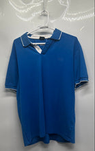 Load image into Gallery viewer, Hugo Boss Mens Blue White Pima Cotton Short Sleeve Regular Fit Polo Shirt Sz XXL