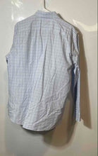 Load image into Gallery viewer, Hugo Boss Mens Light Blue Plaid Long Sleeve Slim Fit Dress Shirt Size 17 1/2