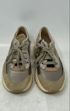 Load image into Gallery viewer, Bana & Co. Womens Brown Glitter Low Top Lace-Up Sneaker Shoes Size EUR 35