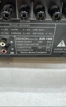 Load image into Gallery viewer, Denon Model AVR-1908 Black 7.1 Channel Home Theater AV Receiver Not Tested