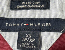 Load image into Gallery viewer, Tommy Hilfiger Womens Dark Red Classic Fit Long Sleeve Blouse Top Size XS w/ Tag