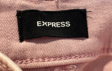 Load image into Gallery viewer, Express Womens Pink Denim Stretch 5-Pocket Design Straight Jeans Pants Size 6R