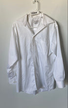 Load image into Gallery viewer, Joseph Abboud Mens White Cotton Long Sleeve Regular Fit Dress Shirt Size 15