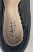 Load image into Gallery viewer, Clarks Womens Teresa Step 26167386 Black Leather Pointed Toe Pump Heels Size 9M