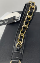 Load image into Gallery viewer, Soulfina Womens Black Glitter Top Handle Detachable Strap Crossbody Bag w/ Tags