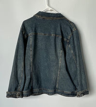 Load image into Gallery viewer, DG2 By Diane Gilman Womens Blue Long Sleeve Button Front Denim Jacket Size 1X
