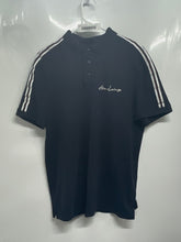 Load image into Gallery viewer, Armani Exchange Mens Black Short Sleeve Collared Golf Polo Shirt Size Medium