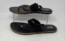 Load image into Gallery viewer, Sorel Womens Ella II Easy Black Open Toe Slip-On Flip Flop Sandals Size 8
