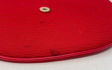 Load image into Gallery viewer, Giorgio Armani Beauty Womens Red Zipper Dome Wristlet Makeup Cosmetic Bag