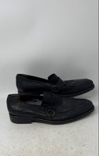 Load image into Gallery viewer, Donald J Pliner Mens Cutter Black Leather Slip-On Penny Loafer Shoes Size 10 M