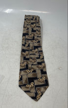 Load image into Gallery viewer, Gianfranco Bini Mens Multicolor Geometric Print Adjustable Long Designer Tie