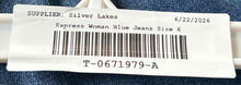 Load image into Gallery viewer, Express Womens Blue Denim 5 Pocket Design Mid Rise Cropped Jegging Jeans Size 6