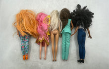 Load image into Gallery viewer, Lot Of 13 Pieces Assorted Multicolor Mixed Variety Barbie Fashion Dolls