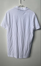 Load image into Gallery viewer, Psycho Bunny Mens White Cotton Spread Collar Short Sleeve Polo Shirt Size 4