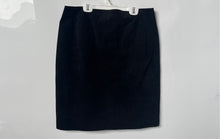 Load image into Gallery viewer, Mossimo Womens Black Leather Button Front Straight & Pencil Skirt Size 10
