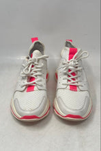 Load image into Gallery viewer, Steve Madden Womens White Pink Lace-Up Low Top Sneakers Shoes Size 8 M