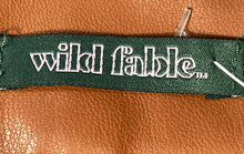 Load image into Gallery viewer, Wid Fable Womens Brown Faux Leather Side Zip Hot Pants Shorts Size 6