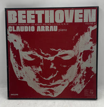 Load image into Gallery viewer, Beethoven Claudio Arrau Piano Volume III Sonatas Moonlight Philips 4-Record Set