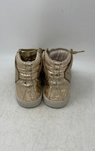 Load image into Gallery viewer, Nataly Mendez Womens Joie Beige Gold Lace-Up High Top Sneakers Shoes Size 7 D