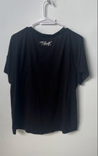 Load image into Gallery viewer, Karl Lagerfeld Womens Black Short Sleeve Round Neck Graphic T-Shirt Size XL