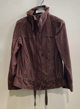 Load image into Gallery viewer, Mossimo Supply Co. Womens Brown Cotton Cinched Full-Zip Utility Jacket Size L