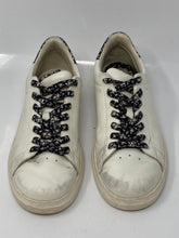Load image into Gallery viewer, Authentic Tory Burch Womens Howell White Leather Sneaker Shoes Size 7.5M Worn