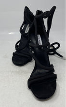 Load image into Gallery viewer, Steve Madden Womens Drama DRAM01S1 Black Open Toe Stiletto Strappy Heels Size 7M