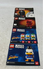Load image into Gallery viewer, Lot Of 4 Pcs Lego Brick Headz Multicolor Instruction Manual Books