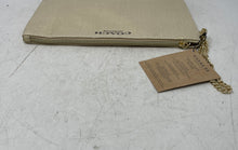 Load image into Gallery viewer, Coach Womens Gold Shimmer Chain Strap Evening Makeup Cosmetic Pouch With Tags