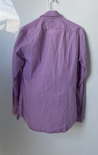 Load image into Gallery viewer, Banana Republic Mens Purple Printed Cotton Slim Fit Soft Wash Button-Up Shirt S