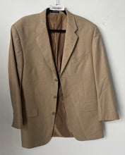 Load image into Gallery viewer, Alfani Mens Brown Striped Notch Lapel Three-Button Blazer Jacket Size 42R