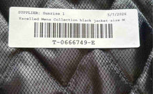 Load image into Gallery viewer, Excelled Mens Collection Black Long Sleeve Pockets Full Zip Jacket Size Medium