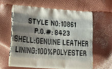 Load image into Gallery viewer, Bagatelle Womens Pink Genuine Leather Long Sleeve Front Full-Zip Jacket Size 2
