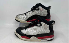 Load image into Gallery viewer, Nike Kids Air Jordan Dub Zero Black White Red Lace-Up Sneaker Shoes Size 5.5Y