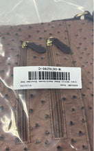 Load image into Gallery viewer, Giani Bernini Womens Peach Brown Animal Print Leather Crossbody Bag