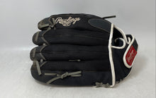 Load image into Gallery viewer, Rawlings Black Left-Hand Throw Slow Pitch Sports Softball Baseball Glove