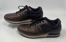Load image into Gallery viewer, Velez Mens Brown Blue Round Toe Lace-Up Sneaker Shoes Size EUR 40