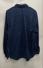 Load image into Gallery viewer, Gap Mens Blue Cotton Long Sleeve Collared Slim Fit Pockets Button-Up Shirt Sz XL