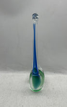 Load image into Gallery viewer, Multicolor Hand Blown Art Glass Swan Collectible Decorative Statue Figure