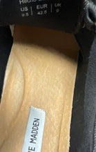 Load image into Gallery viewer, Steve Madden Mens Gully Black Leather Low Top Lace Sneakers Shoes Size 9.5