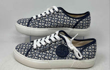 Load image into Gallery viewer, Sam & Libby Womens Dina White Blue Printed Lace-Up Sneaker Shoes Size 10M