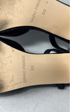 Load image into Gallery viewer, Marc Fisher Womens Laynie Black Cap Toe Slip-On Slingback Pump Heels Size 8 M