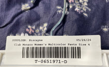 Load image into Gallery viewer, Club Monaco Womens Multicolor Floral Print Pull-On Trouser Pants Size 4